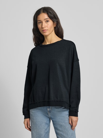 Smith and Soul Bluza o kroju oversized z prążkowanymi wykończeniami  4