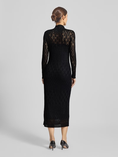 Lauren Ralph Lauren Sukienka midi z mieszanki wiskozy model ‘PAGDEN’ Czarny 5