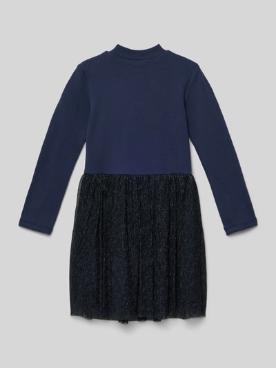 DANAMADE Jurk in 2-in-1-look, model 'HILLA' Marineblauw - 3