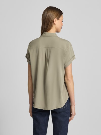 Samsøe Samsøe Regular Fit Hemdbluse mit 1/2-Arm Modell 'MAJAN' Oliv 5
