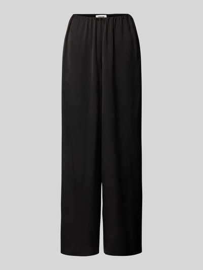 Drykorn Stoffhose mit elastischem Bund Dunkelbraun Melange 2