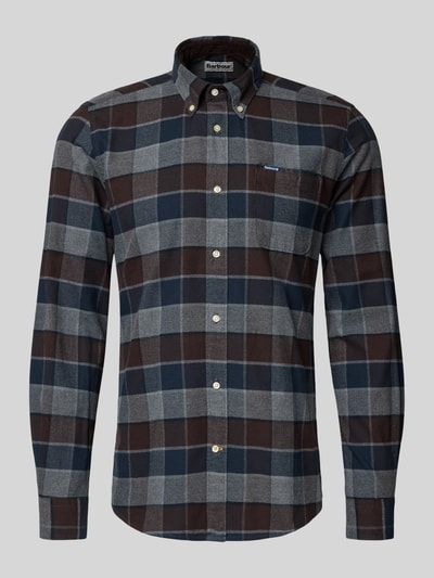 Barbour Tailored Fit Freizeithemd aus reiner Baumwolle Dunkelbraun 2