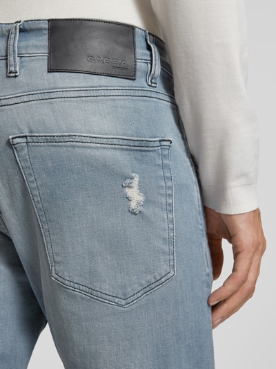 GABBA Jeans mit 5-Pocket-Design Modell 'ALEX' Silber 3