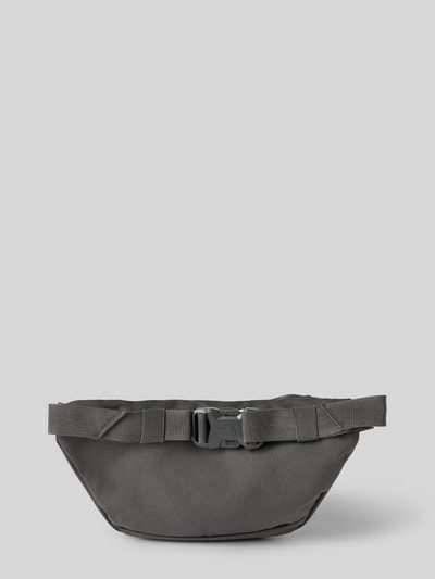 Produktfoto, schwarze Bauchtasche mit Label-Stitching Modell 'JESTER LUMBAR' von The North Face, Reißverschluss, größenverstellbar, strukturierte Oberfläche