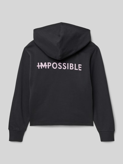 Tom Tailor Boxy Fit Hoodie aus reiner Baumwolle Black 3