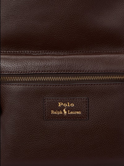 Polo Ralph Lauren Plecak z naturalnej skóry z skóry bydlęcej Ciemnobrązowy 6