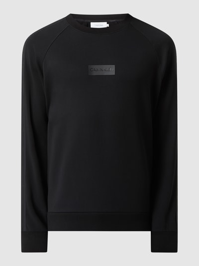 CK Calvin Klein Sweatshirt mit Raglanärmeln Black 2