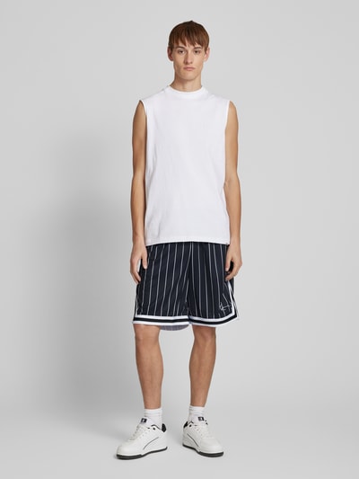 KARL KANI Baggy Fit Shorts mit Label-Stitching Black 1