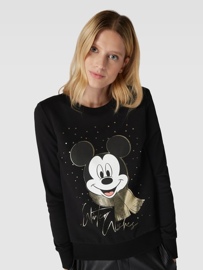 Montego Sweatshirt met Disney®-print Zwart - 3