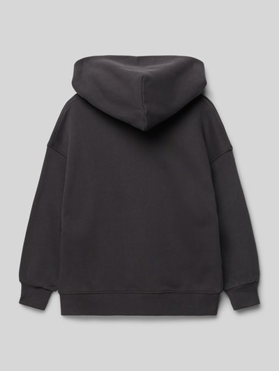 Mango Hoodie mit Kapuze Modell 'respect' Graphit 3