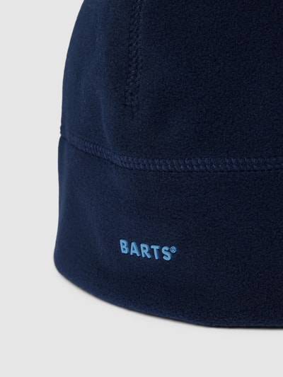 Barts Muts met labeldetail, model 'BASIC' Marineblauw - 2