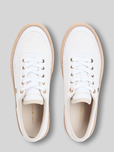 Tommy Hilfiger Sneaker mit Strohsohle Beige 3