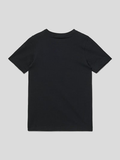 Nike T-shirt z detalem z logo Czarny 3