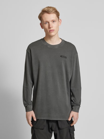 G-Star Raw Sweatshirt mit Label-Print Black 4