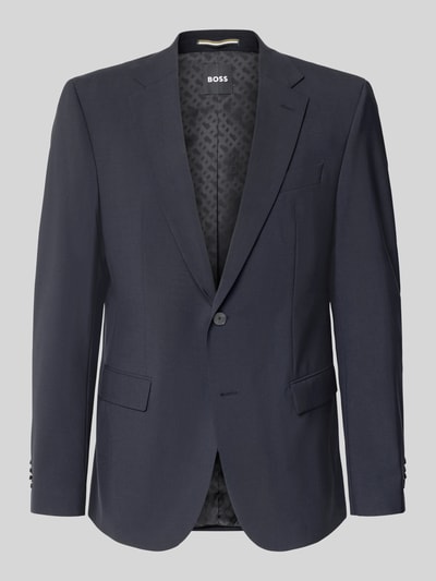 BOSS Regular Fit Anzugsakko aus Schurwoll-Mix Modell 'H-Jasper-MM-C-NF' Blau 2