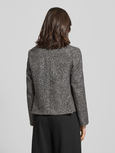 Windsor Kurtka z wykładanym kołnierzem i zapięciem na guzik Ciemnoszary melanż 5