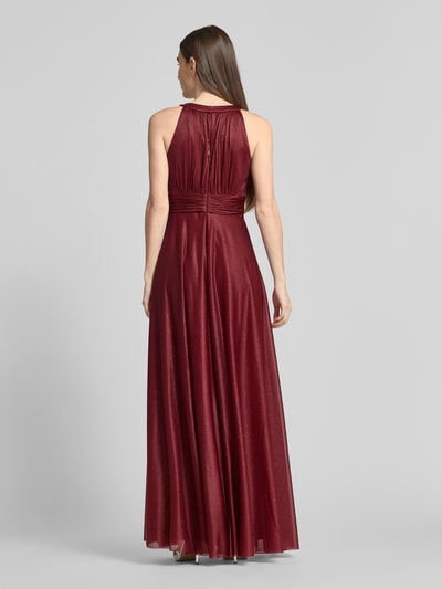 Jake*s Cocktail Abendkleid mit Raffungen Bordeaux 5