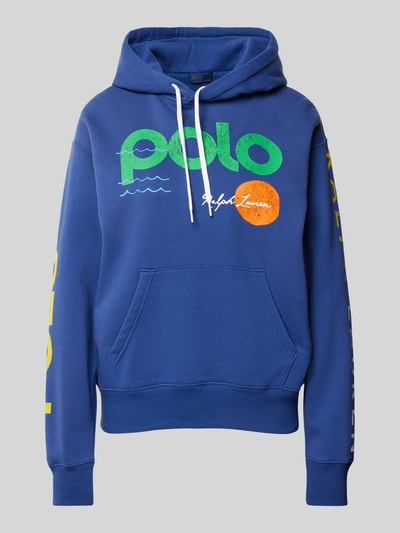 Polo Ralph Lauren Hoodie met labelprint Oceaanblauw - 2