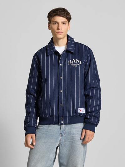 KARL KANI College-Jacke mit Label-Stitching Hellblau 4