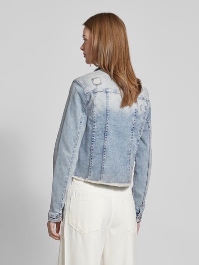 monari Jeansjacke im Destroyed-Look Jeansblau 5