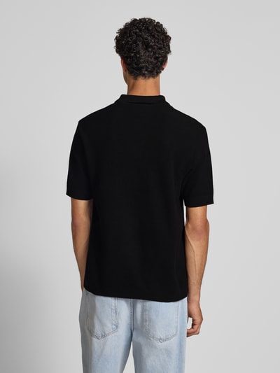 Only & Sons Koszulka polo z dzianiny o kroju regular fit z czystej bawełny model ‘TONY’ Czarny 5