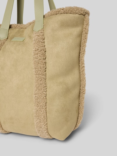 Barts Torba tote z detalem z logo model ‘Aedey’ Jasnozielony 3