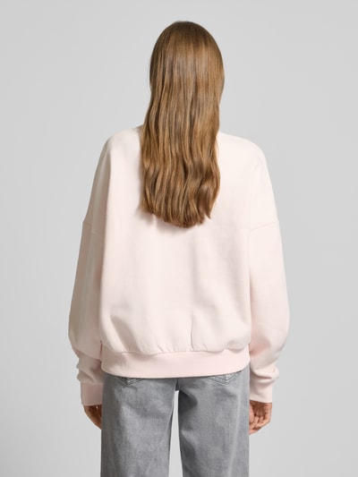 Review Sweatshirt mit gerippten Abschlüssen Rose 5