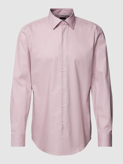 BOSS Regular Fit Business-Hemd mit Kentkragen Pink 2