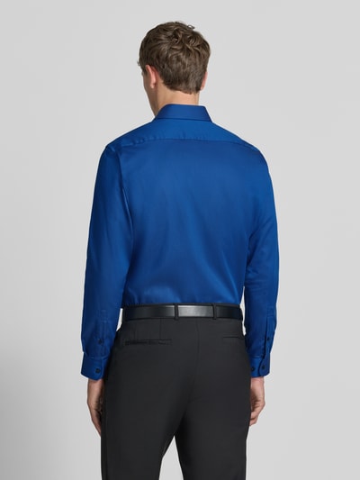 Christian Berg Men regular fit zakelijk hemd met kentkraag Marineblauw - 5