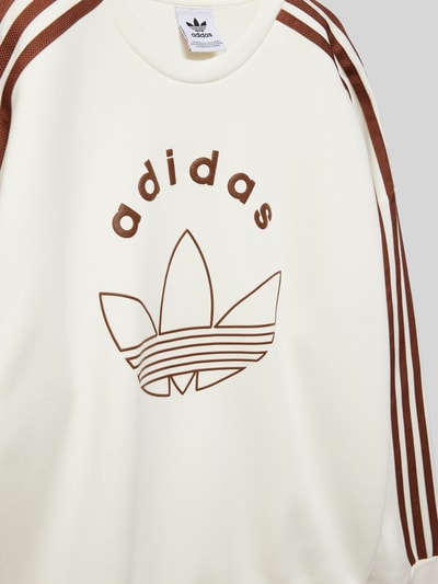 adidas Originals Sweatshirt met labelprint Offwhite - 2