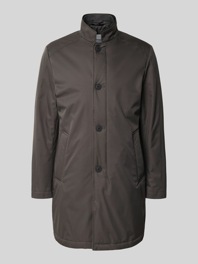 Roy Robson Płaszcz nylonowy ze stójką i wpuszczanymi kieszeniami Oliwkowy 2