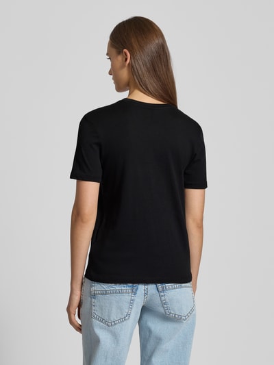 Only T-shirt o kroju regular fit z czystej bawełny model ‘TANYA LIFE’ Czarny 5