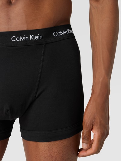 Calvin Klein Underwear Trunks mit Logo-Bund im 3er-Pack Black 3