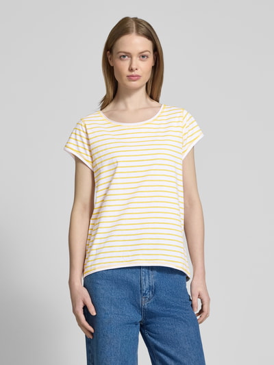 Christian Berg Woman T-Shirt mit Kappärmeln Senf 4
