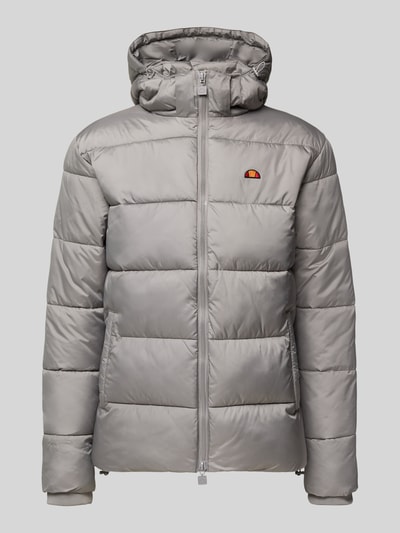Ellesse Regular fit gewatteerd jack met logostitching, model 'Paddero' Taupe - 2