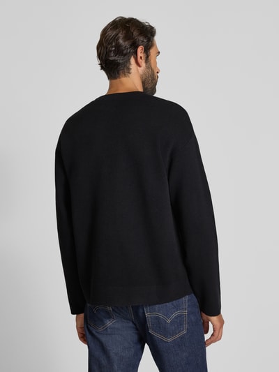 Jack & Jones Premium Strickpullover mit Rundhalsausschnitt Modell 'BRADFORT' Black 5