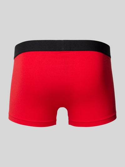 HUGO Trunks mit elastischem Logo-Bund im 2er-Pack Rot 3