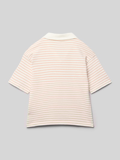 Lacoste Poloshirt mit V-Ausschnitt Ecru 3