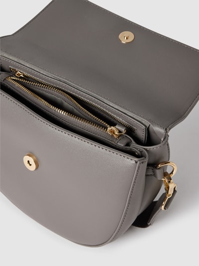 VALENTINO BAGS Schoudertas met labeldetail, model 'Bigs' Middengrijs - 4