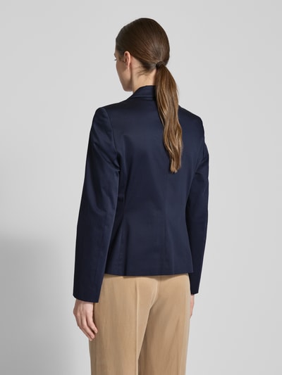 Christian Berg Woman Selection Regular fit blazer met reverskraag en paspelzakken Marineblauw - 5