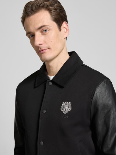 Antony Morato Jacke mit Motiv- und Label-Print Black 3