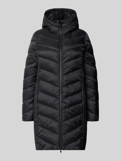 Jake*s Casual Slim Fit Puffer Coat mit Steppnähten Black 1
