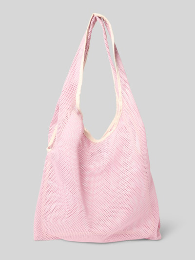 WOUF Handtas met ajourpatroon, model 'Blush' Rosé - 4