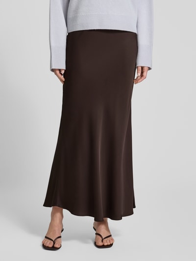 Style Icon Collection Fliegender Satin-Midirock - curated by Anouk Yve Dunkelbraun 4