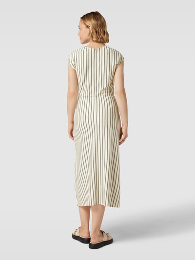 MM by Max Mara Midikleid mit Streifenmuster Modell 'VADA' Sand 5