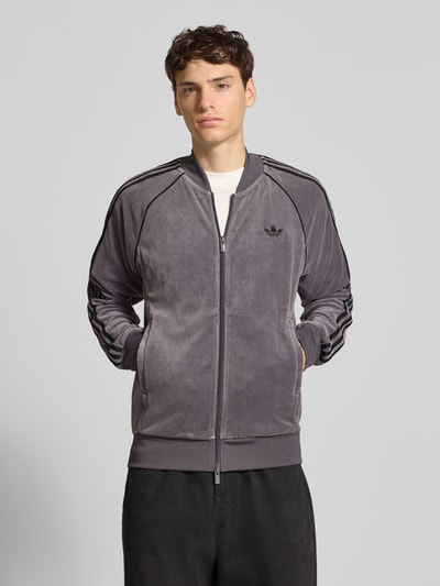 adidas Originals Sweatjacke mit Reißverschluss Anthrazit 4