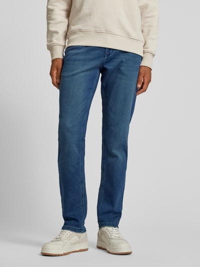 MCNEAL Tapered Fit Jeans mit Eingrifftaschen Blau 4