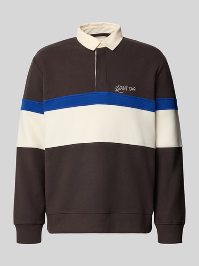 GANT Regular Fit Sweatshirt aus Baumwoll-Mix Hellbraun 1