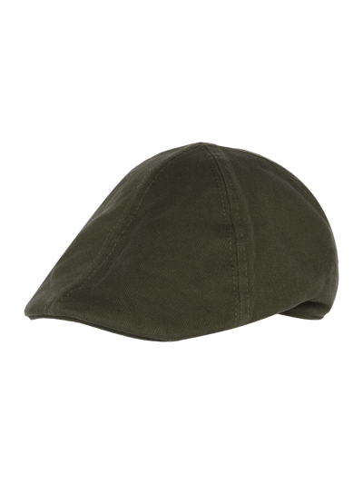 Müller Headwear Schiebermütze aus Baumwolle Oliv 1