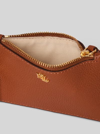 Lauren Ralph Lauren Portemonnee van leer met labeldetail Cognac - 3